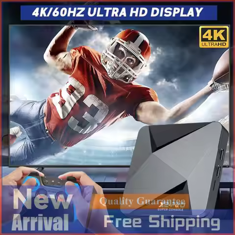 Super Console X2 Pro Game Box US/UK/EU Retro Video Game Console TV Box 65000+ Games for Android 9.0 