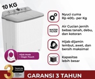 MESIN CUCI POLYTRON 2 TABUNG 1076 - POLYTRON MESIN CUCI 2 TABUNG 10KG - MESIN CUCI POLYTRON 10KG - POLYTRON 10KG MESIN CUCI 2 TABUNG - MESIN CUCI MURAH