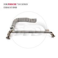 HMD Exhaust System High Flow Performance Downpipe for Porsche 718 Cayman Boxster 982 2.0T Car Access