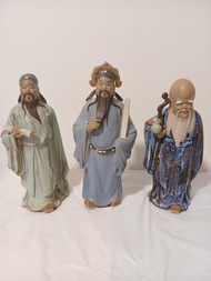 60,70年代 --石灣福祿壽公仔(1套3個）