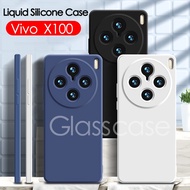 Casing For Vivo X100 X 100 Pro X100Pro VivoX100 VivoX100Pro 5G 2023 Square Liquid Silicone Camera Pr