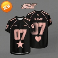 Jersey Hiphop Printed Short Sleeve [custom Name ]short Sleeve Coquette Jersey Ribbon Coquette Jersey