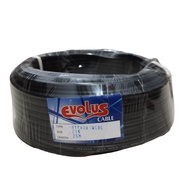 Kabel Listrik/Audio Evolus 2x15 (25m) Hitam