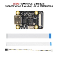 HDMI to CSI 2 Adapter C790 | Support Video & Audio | Up to 1080p60fps | for Raspberry Pi 5 / 4 B / 3