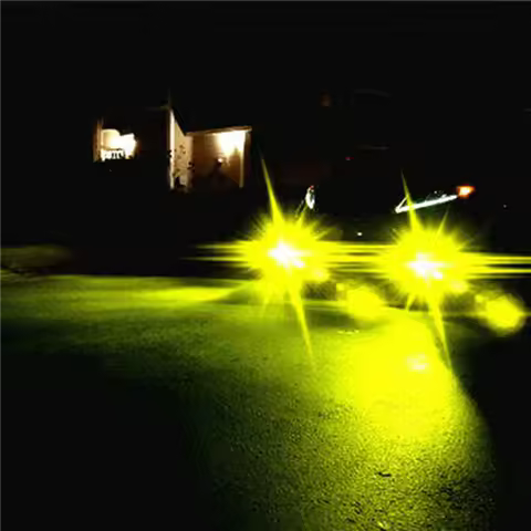 6X H11 H8 H16 80W 4000LM 3000K Yellow Tech LED Fog Lights Conversion Bulbs Kit
