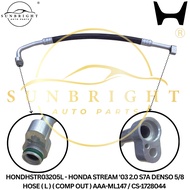 HONDA STREAM '03 2.0 S7A DENSO 5/8 HOSE ( L ) ( COMP OUT ) AAA-ML147 / CS-1728044