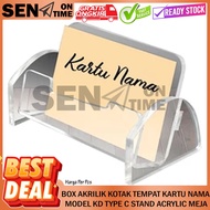 Acrylic Clear Business Card Box Transparent Acrylic Table Stand Model Kd Type C Fancy Type Box Box S