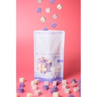 Frozen Yogurt Cube Mix 3 Flavors Peach Strawberry Blueberry