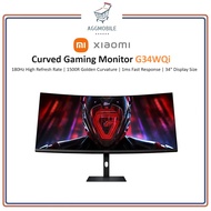 [MY] Xiaomi Curved Gaming Monitor G34WQi (34"Inch | 180Hz High Refresh Rate l WQHD Ultrawide Screen l 1ms Fast Response)