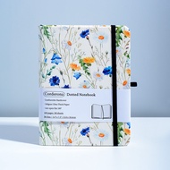 COD B6 Floral Bullet Dotted Journal 160gsm Ultra Thick Elastic Band Back Pocket Hardcover Bujo Dot G