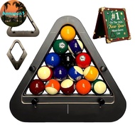 Annasun Professional Pool Ball Ra Adjustable 8 9-Ball Triangle For Tournament Play Heavy Duty Billia