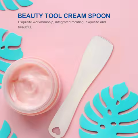 3 Pcs Spoon Dad under Eye Cream Face Lifting Device Steel Lip Applicator Makeup