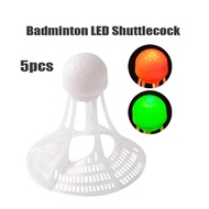 LED Feather Shuttlecocks Colorful Light Badminton Dark Night Uminous Shuttlecocks