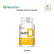 Nutriwell Nuvita Vitamin D3 400IU 60s - Vitamin D