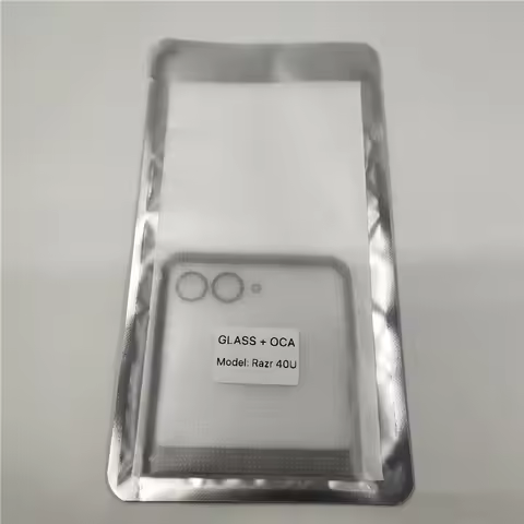 LCD Screen Outer Glass With OCA Glue For Motorola Razr 40 Ultra Moto XT2321/ Moto Razr 50 Ultra Fron