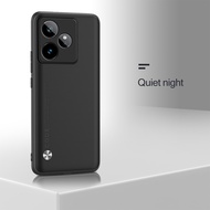Cho Realme GT 7 hoặc 7t 5g Silicone trường hợp khó khăn da sợi carbon vỏ điện thoại chống sốc Realme