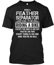 Men T Shirt Feather Separator tshirt XS-4XL-5XL-6XL
