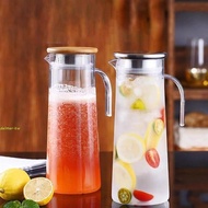Price.acrylic Transparent Water Tank, 1.0l/1.2l/1.6l Wooden/Stainless Steel Lid Bottle, Heat-Resista
