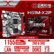MAXUS H61 DDR3 LGA 1155 NVME Slot Motherboard