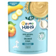 Bột yến mạch, sữa, chuối, táo, Fruto 200g (6M+)