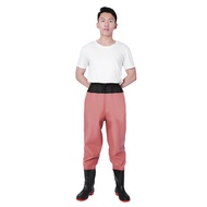 Waist-length One-piece Waders Waterproof Clothes Waders Rubber Rain Pants