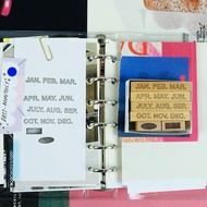 Kurukynki Days Monthly Rubber Stamp Set