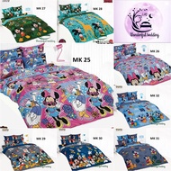 MK TOTO Bed Sheet + Duvet Cover wonderful bedding Pattern 3.5/5/6 Feet