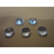 High-Power LED Lens with Edge Φ13MM Glossy Flat Convex Lens Focusing Concentrating Lens