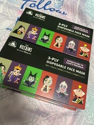 Disneyland Halloween 迪士尼 萬聖節 惡人惡魔口罩 成人