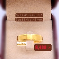 98 Water Square Pollen Diamond Male Ring
