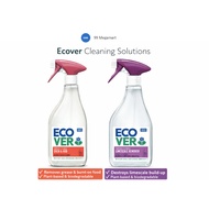 Ecover Oven & Hob Cleaner, Limescale Remover Spray 500ml, Plant Based