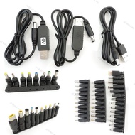 DC USB 5V to 9V 8.6V 12V 12.6V Power Adapter Boost Line Step UP Module connector Converter Cable 5.5