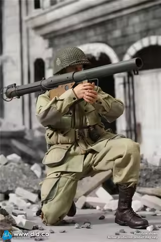 1/6 DID A80161 Series US 101st Army Ryan 2.0 Soldier Bazooka Mini Toys WeaponS Set Can't be Fired Sc