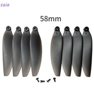 SAIA Folding Propeller Blades, Black Plastic Remote Control Drone Parts,  Universal 58mm/66mm Quadco
