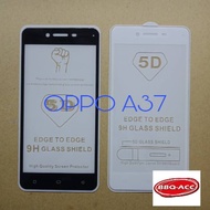 Oppo A37 Tempered Glass Full List Color 5D 5 Dimensions 9H Screen Guard Protector Anti-Scratch Glass