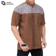 Koko Shirt For Adult Men Short Sleeve Combination Of The Latest Batik Motifs