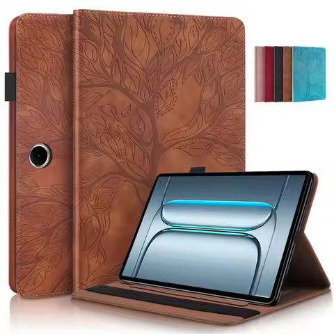 Coque For Oneplus Pad Lite Case 11 inch Embossed Tree Wallet Flip Cover For Funda OPPO Pad SE / Onep