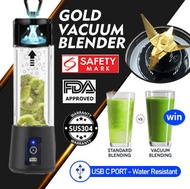 【LOCAL STOCK】 (Krafter) Gold Vacuum Blender /Portable blender / Juicer / Blender for smoothie/ Fruit Juice / Baby Food /Baby Puree Mixer / mother day gift /  ★ 24h~48h dispatch