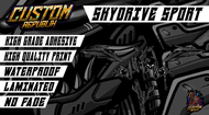 Suzuki Skydrive Sport Punisher Decals Set