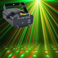 Mini LED Laser Projector Christmas Decorations Laser Disco Light Laser Light Dj Voice-Activated DJ D