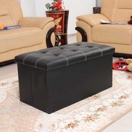 EZSHOPPING LUEFAT Sofa Box Storage Box Foldable Leather Waterproof 76x37x36.5cm - L76| |