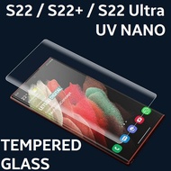 Samsung Galaxy S22 / S22 Plus / S22 Ultra 9H UV Nano Full Coverage Tempered Glass Screen Protector