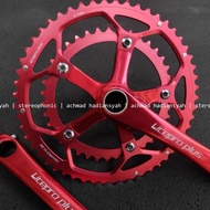 Crank Litepro Dual Chainring 53-39T Include Bb Hollowtech 2 Bcd130Mm Best