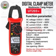 UNI-T UT202A+ UT203+ UT204+ DIGITAL CLAMP METER MULTIMETER TANG AMPER