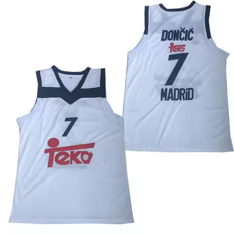 Basketball jerseys Teka 7 Doncic jersey High quality Sewing Embroidery Outdoor sportswear Hip Hop Mo