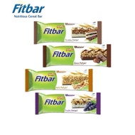 FITBAR Nutritious Cereal Bar Multigrain Snacks Delight 22g Tiramisu Choco Nuts Fruits