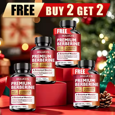 Buy 2 Get 2 Free! Pure Berberine Capsules, Support Natural Blood Sugar, Metabolic Health & Weight Ma