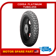 CORSA PLATINIUM TUBELESS TYRE CROSS 110/80-14 130/70-13 100% ORIGINAL CORSA PLATINIUM