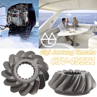 MESIN Yamaha Heart Gear Outboard Engine Pinion Gear Outboard Engine Gear Shaft Outboard Engine 63V-4
