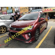 Perodua Bezza 2020 Front Skirt Gear Up + Rear Skirt Drive68 Bodykit With Paint